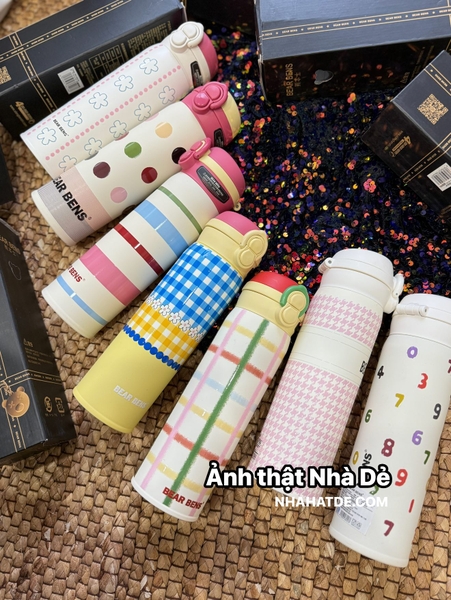 Bình giữ nhiệt Bear bens 480ml nhiều mẫu
