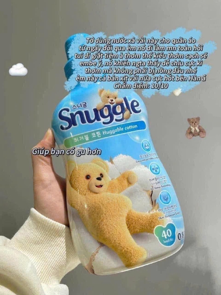 Xịt thơm quần áo Snuggle Hàn Quốc 470ml