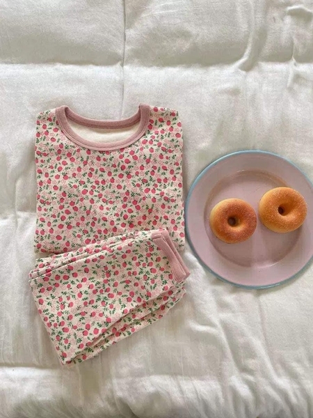 Bộ cotton xuất Hàn dài tay 19 mẫu cho bé