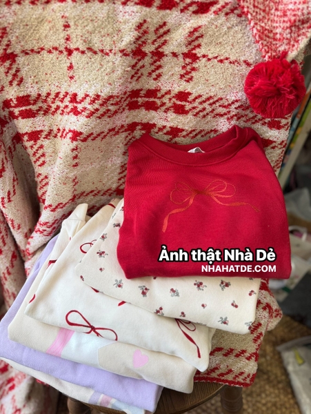 Áo nỉ tay bồng H&M nhiều mẫu