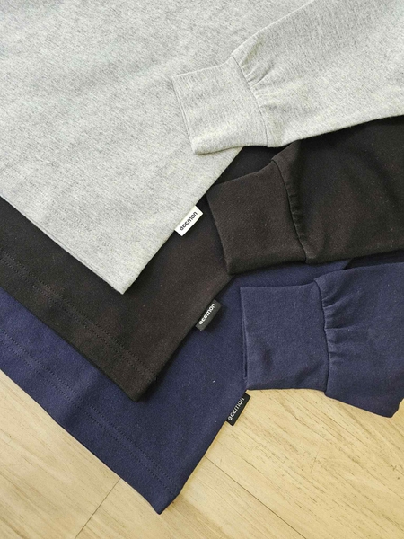 Bộ nỉ Beemon quần túi hộp 3 màu navy, ghi, đen