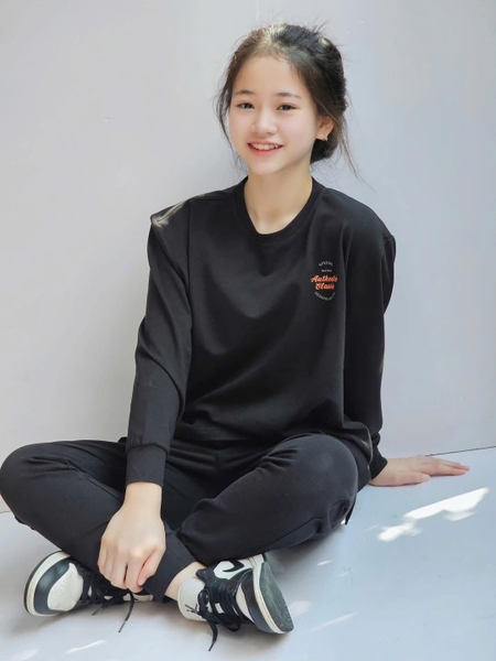 Bộ nỉ Beemon quần túi hộp 3 màu navy, ghi, đen