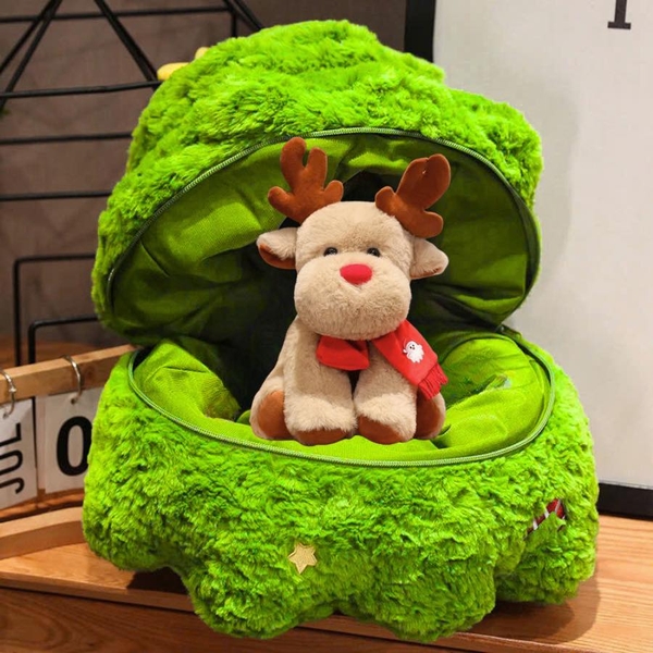 Gấu bông tuần lộc nâu Noel size 30cm