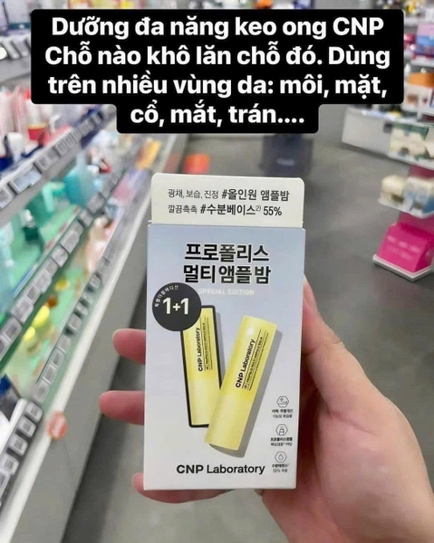 Thanh lăn dưỡng ẩm đa năng keo ong CNP Propolis Multi Ampule Balm 7g