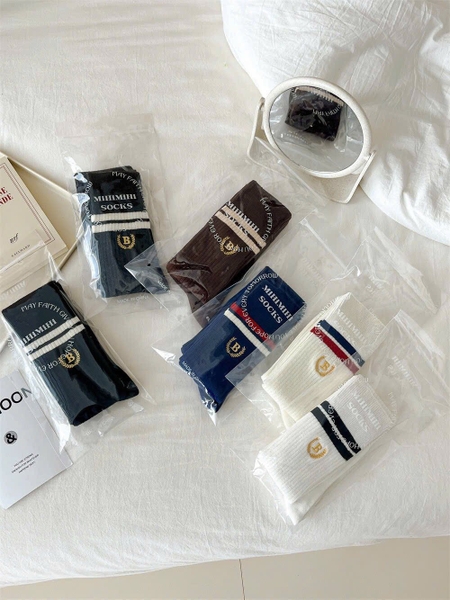 Tất đùi cao cổ chữ B freesize 6 màu