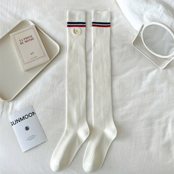 Tất đùi cao cổ chữ B freesize 6 màu