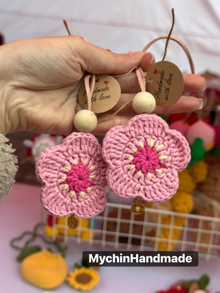 Móc khoá hoa lá các mẫu