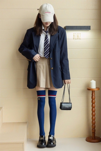 Tất đùi cao cổ chữ B freesize 6 màu