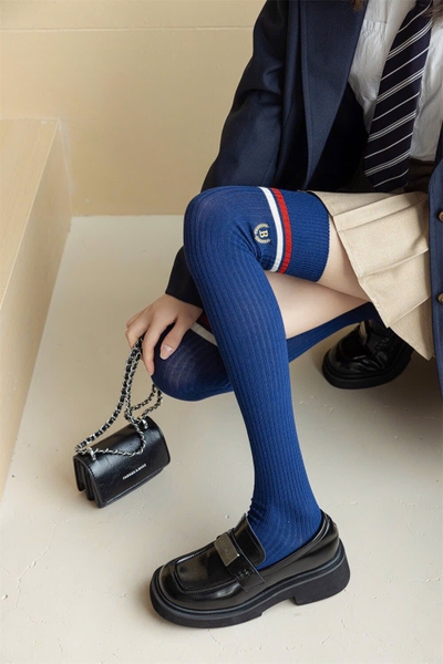 Tất đùi cao cổ chữ B freesize 6 màu