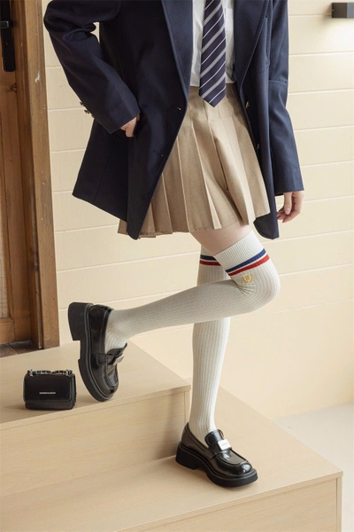 Tất đùi cao cổ chữ B freesize 6 màu