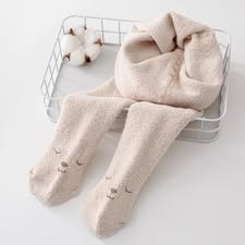 Quần tất lông xù 4 màu be, hồng, ghi, trắng