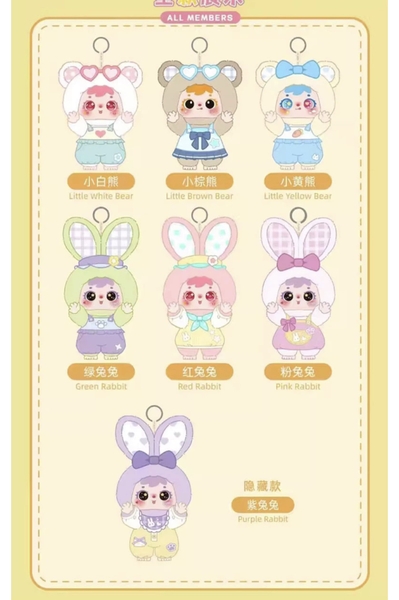 Blind box Tyke3 Samuel thỏ dã ngoại Happy Picnic of Bear and Rabbit