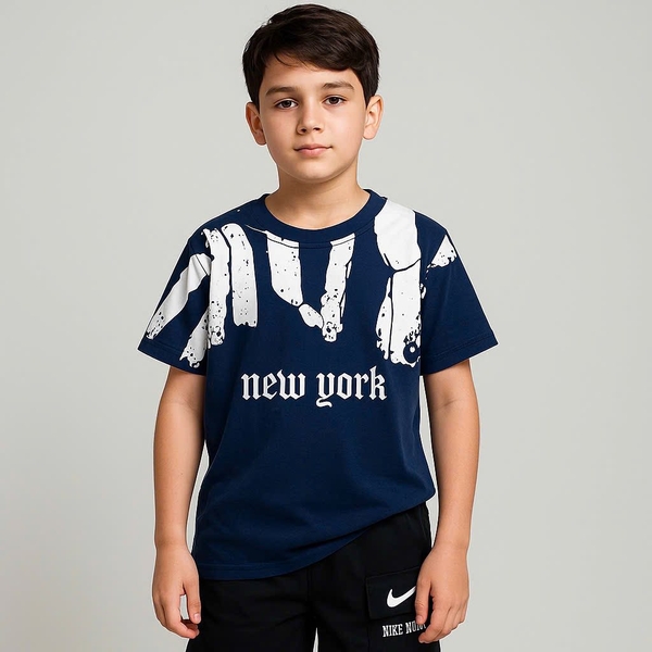 Bộ cộc tay loang New York Nike nhiều màu quần sooc đen