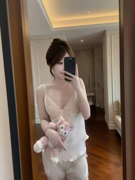 Bộ ngủ 2 dây ren nơ 3 màu đen, xám, be