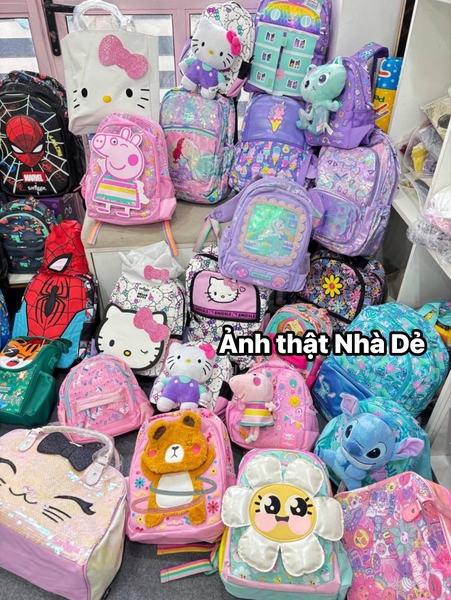 Balo Smiggle mầm non size 26x21cm nhiều mẫu cho bé
