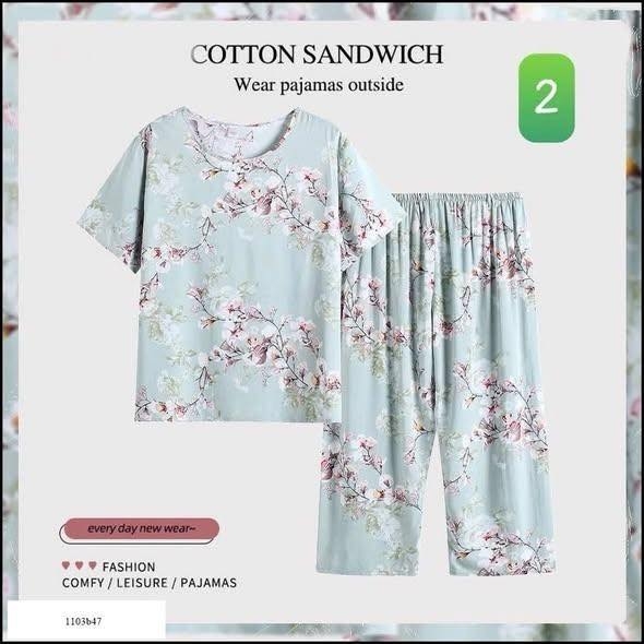 Bộ cộc tay lanh 10 mẫu cho các bà các mẹ