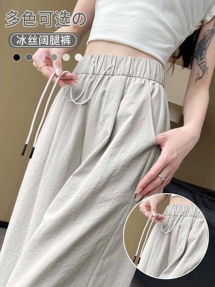 Quần suông chất đũi mát 5 màu cho nữ