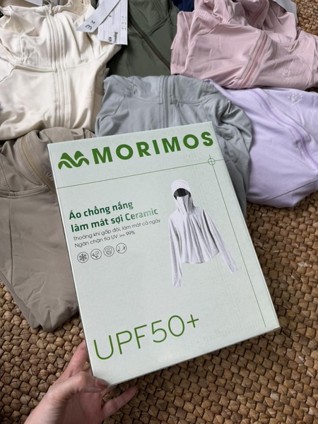 Áo chống nắng mũ vành hãng Morimos 7 màu