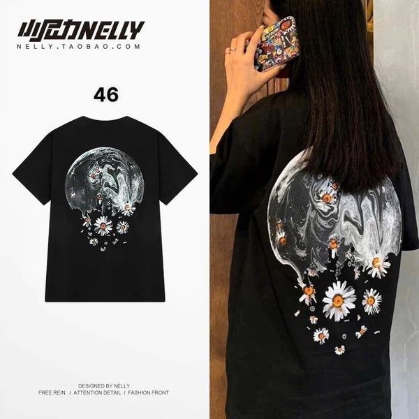 Áo phông Nely cộc tay in hình 7 mẫu