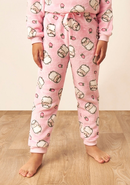 Bộ băng lông Juniors 2 mẫu cừu hồng, nai trắng