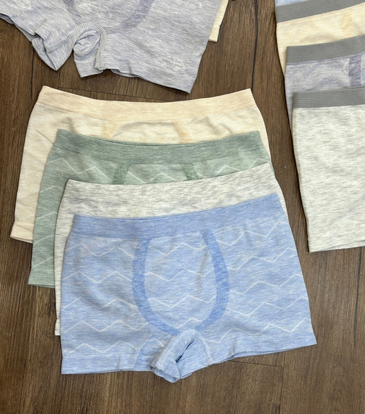 Set 4 quần sịp đùi bé trai size đại 3 mẫu