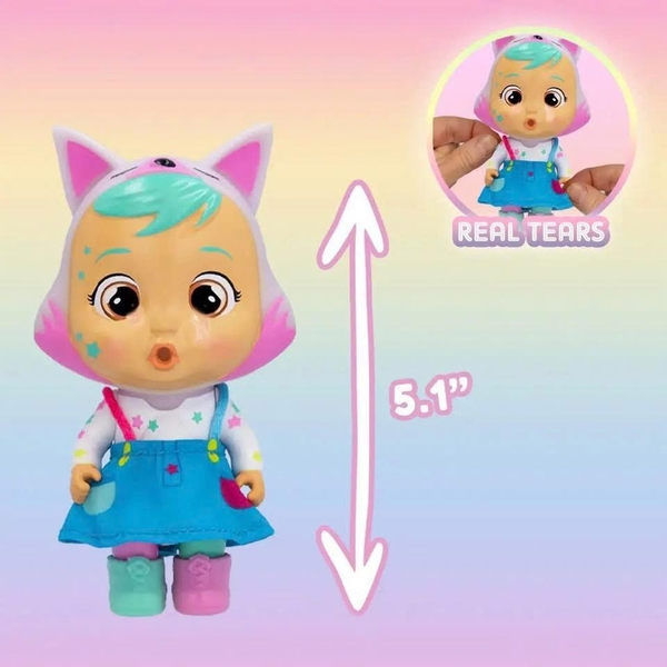 Đồ chơi trứng búp bê Cry Babies magic tears dress me up 2 màu hồng, tím