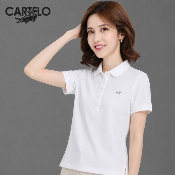 Áo polo cộc tay CARTELO trơn nhiều màu