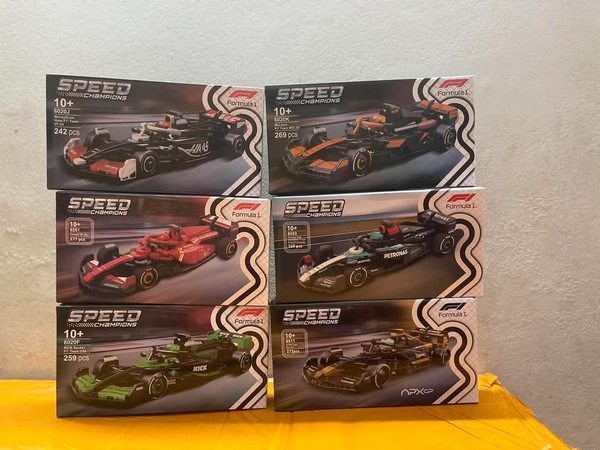 Bộ ô tô lego F1 5 màu Formula Speed Champions