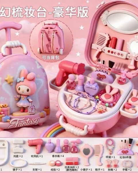 Vali đồ chơi makeup Kuromi, Melody cho bé
