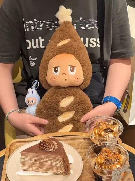 Gấu bông Twinkle bánh mì nâu 3 size 50cm, 70cm, 90cm