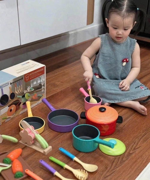 Bộ đồ chơi đầu bếp mini nhiều chi tiết