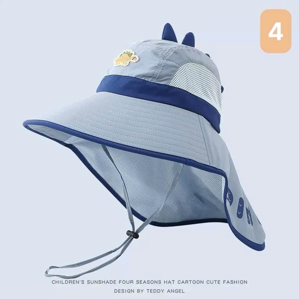 Mũ chống nắng vành rộng hình khủng long 6 màu