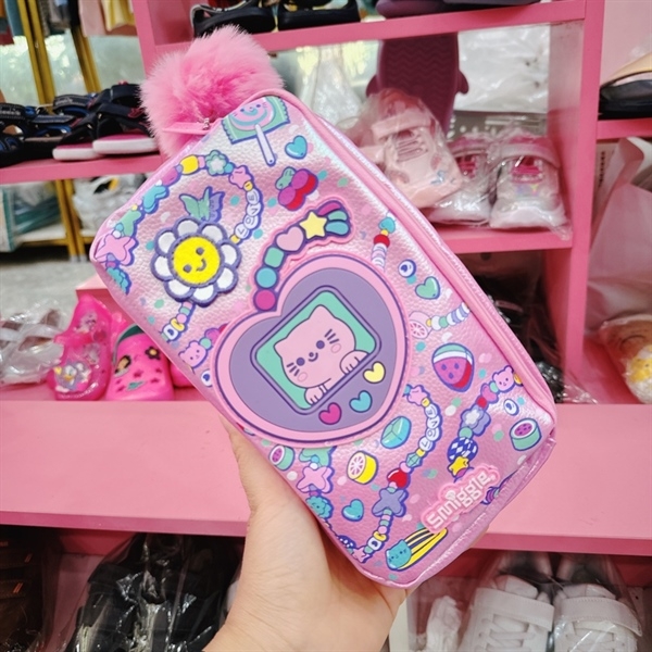 Túi bút mềm Smiggle size TO 22x8x12cm nhiều mẫu cho bé trai, bé gái
