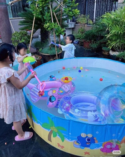 Bể phao gấp gọn 3 size