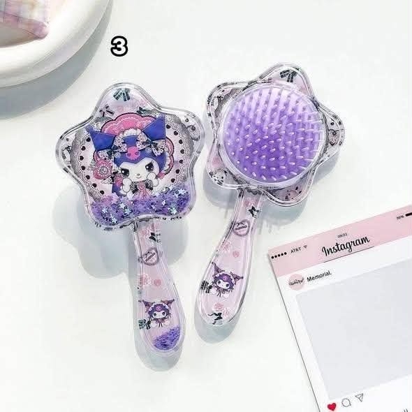 Lược ngôi sao các hình Kuromi, Hello Kitty, Melody, CinnaMoroll