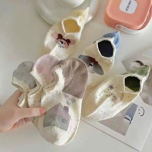 SET 10 đôi Tất lười nữ siêu xinh style Hàn