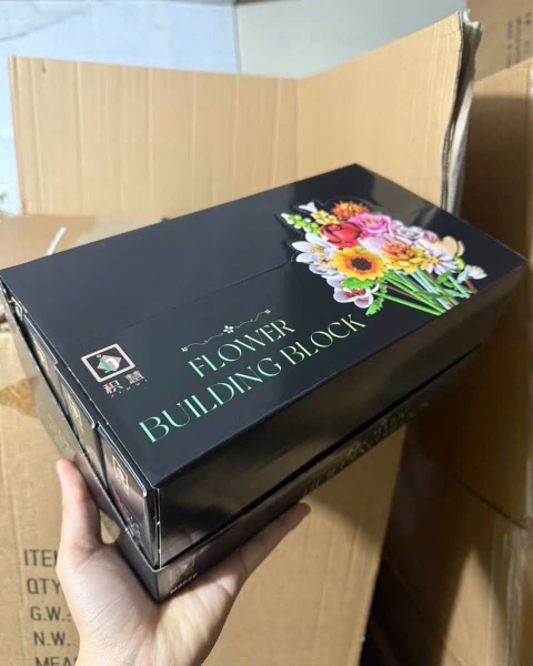 Thùng 16 hộp lego hoa nhiều mẫu