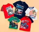 Áo phông cotton cộc tay bé trai nhiều mẫu hãng Geejay