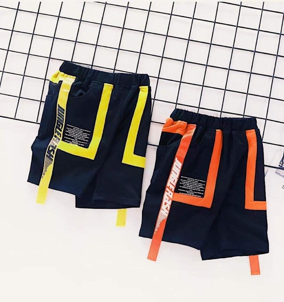 Quần short cotton xuất Hàn bé trai 5 mẫu