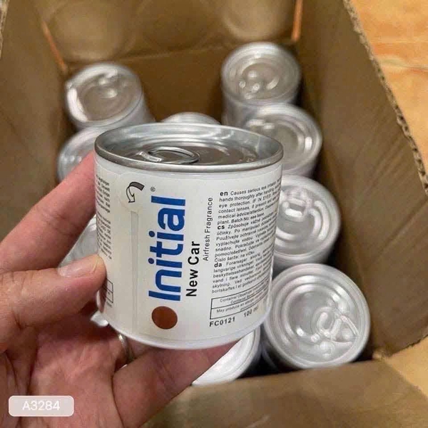 Sáp thơm nước hoa Initial hộp thiếc 120ml mùi đào, vani, dưa lưới