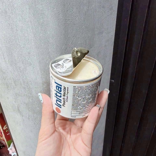 Sáp thơm nước hoa Initial hộp thiếc 120ml mùi đào, vani, dưa lưới