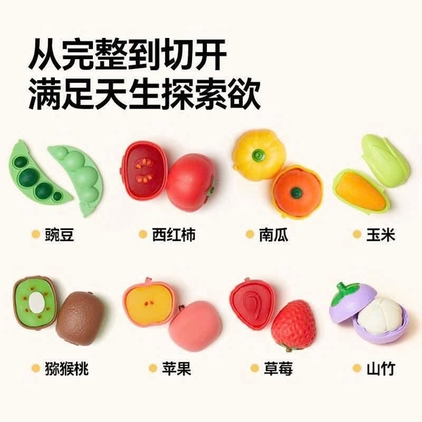 Bộ đồ chơi hoa quả Mideer kèm đất nặn
