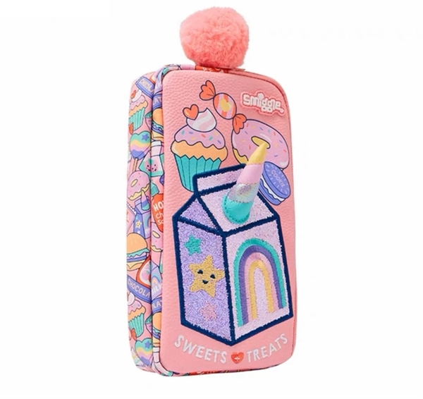 Túi bút mềm Smiggle size TO 22x8x12cm nhiều mẫu cho bé trai, bé gái