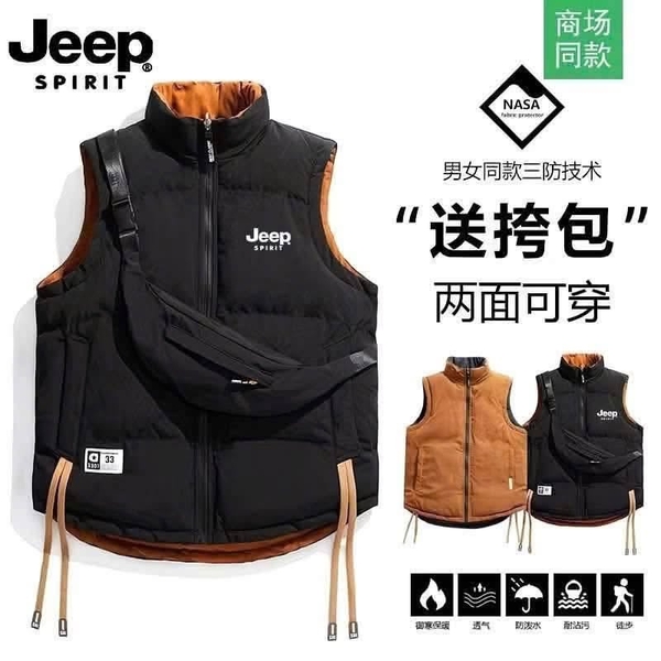 Áo phao gile Jeep Spirit kèm túi đeo chéo