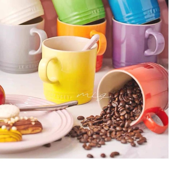 Set 6 cốc sứ sắc màu hãng Le Creuset