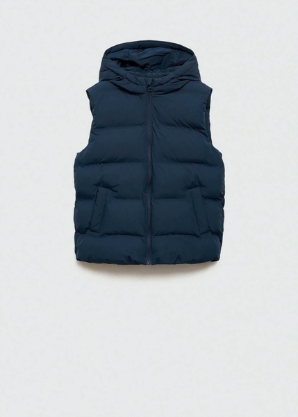 Áo phao gile Mango bé trai 2 màu navy, đen