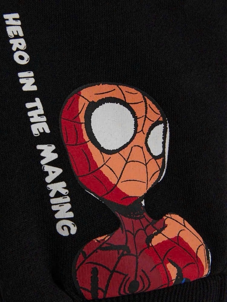 Bộ nỉ Primark Marvel áo hoodie đỏ, quần đen