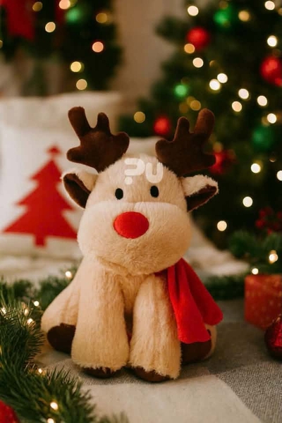 Gấu bông tuần lộc nâu Noel size 30cm