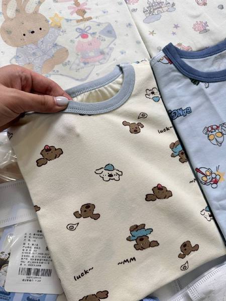 Bộ cotton HEY HONEY dài tay size 100-130 nhiều mẫu