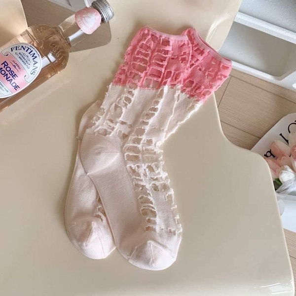 Tất thoáng chân style độc lạ 3 màu hot trend